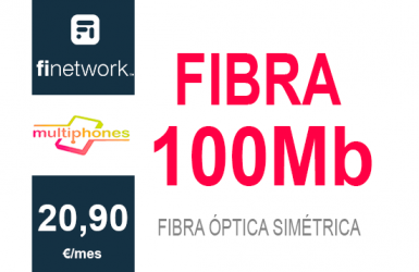 Finetwork Fibra 100Mb sólo 20,90€/mes