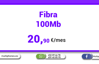 Finetwork Fibra 100Mb sólo 20,90€/mes