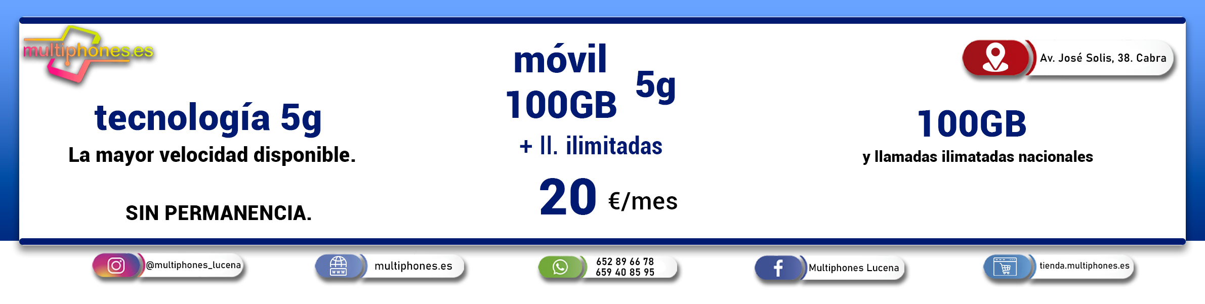 O2:  MOVIL 100GB + LLAMADAS ILIMITADAS