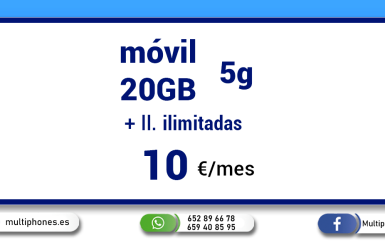 O2:  MOVIL 20GB + LLAMADAS ILIMITADAS