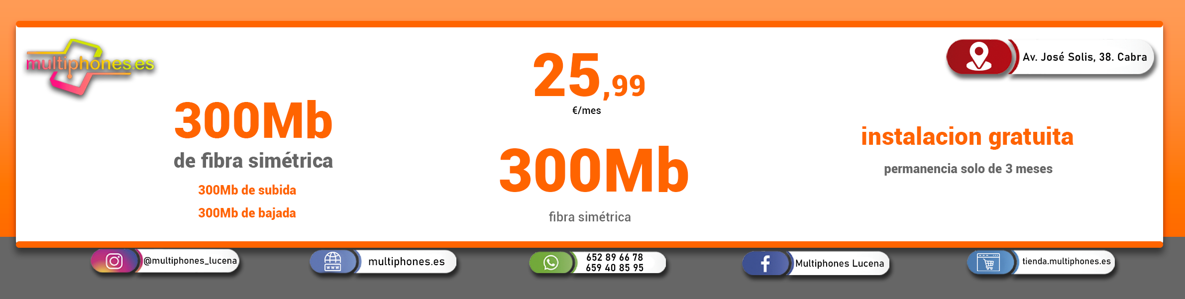 SIMYO – FIBRA 300Mb