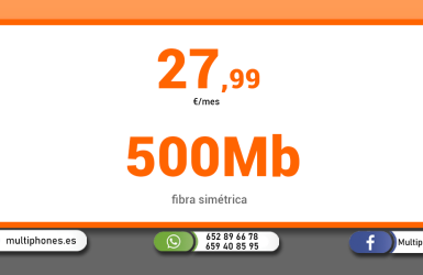 SIMYO – FIBRA 500Mb