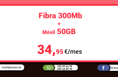 Lowi – Fibra 300mb + 50gb