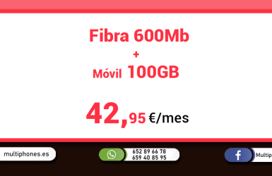 Lowi – Fibra 600mb + 100gb