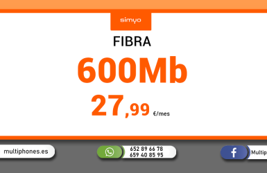 SIMYO – FIBRA 600Mb