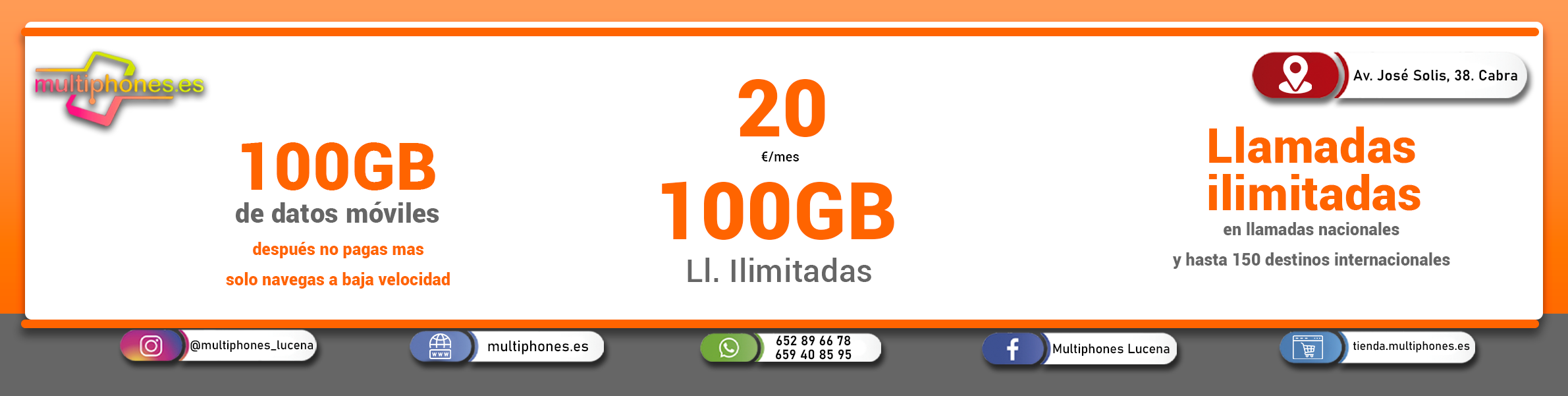 SIMYO 100GB + LLAMADAS ILIMITADAS.