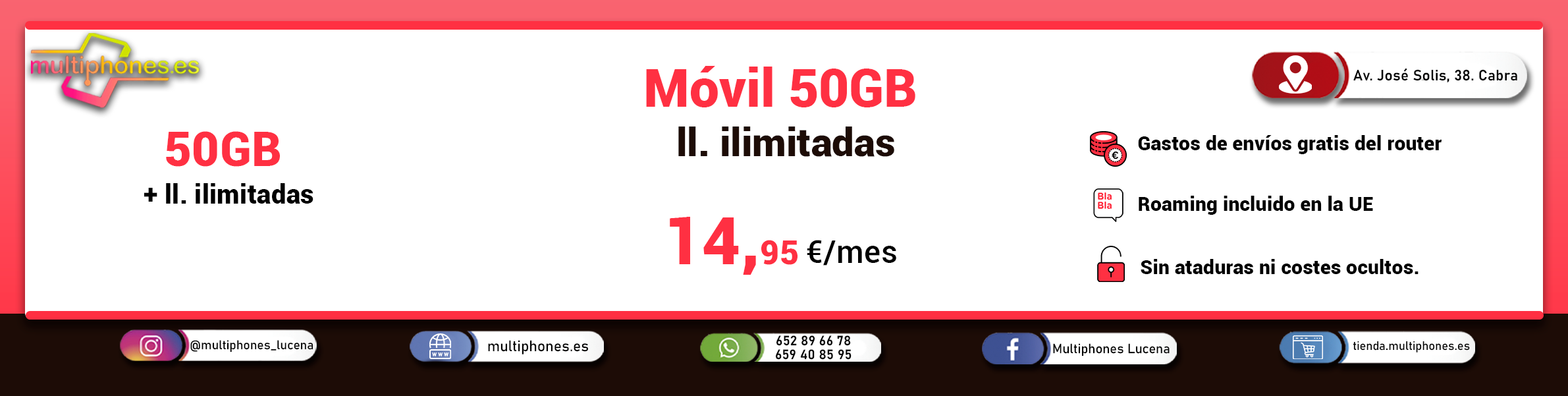 Lowi – Móvil 50GB